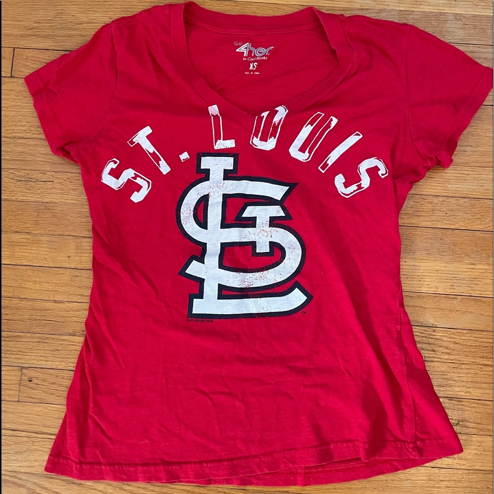 St Louis Cardinals V-Neck Tshirt